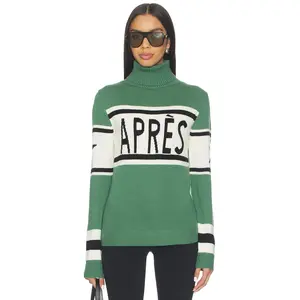 Perfect Moment Apres Sweater in Parisian Green