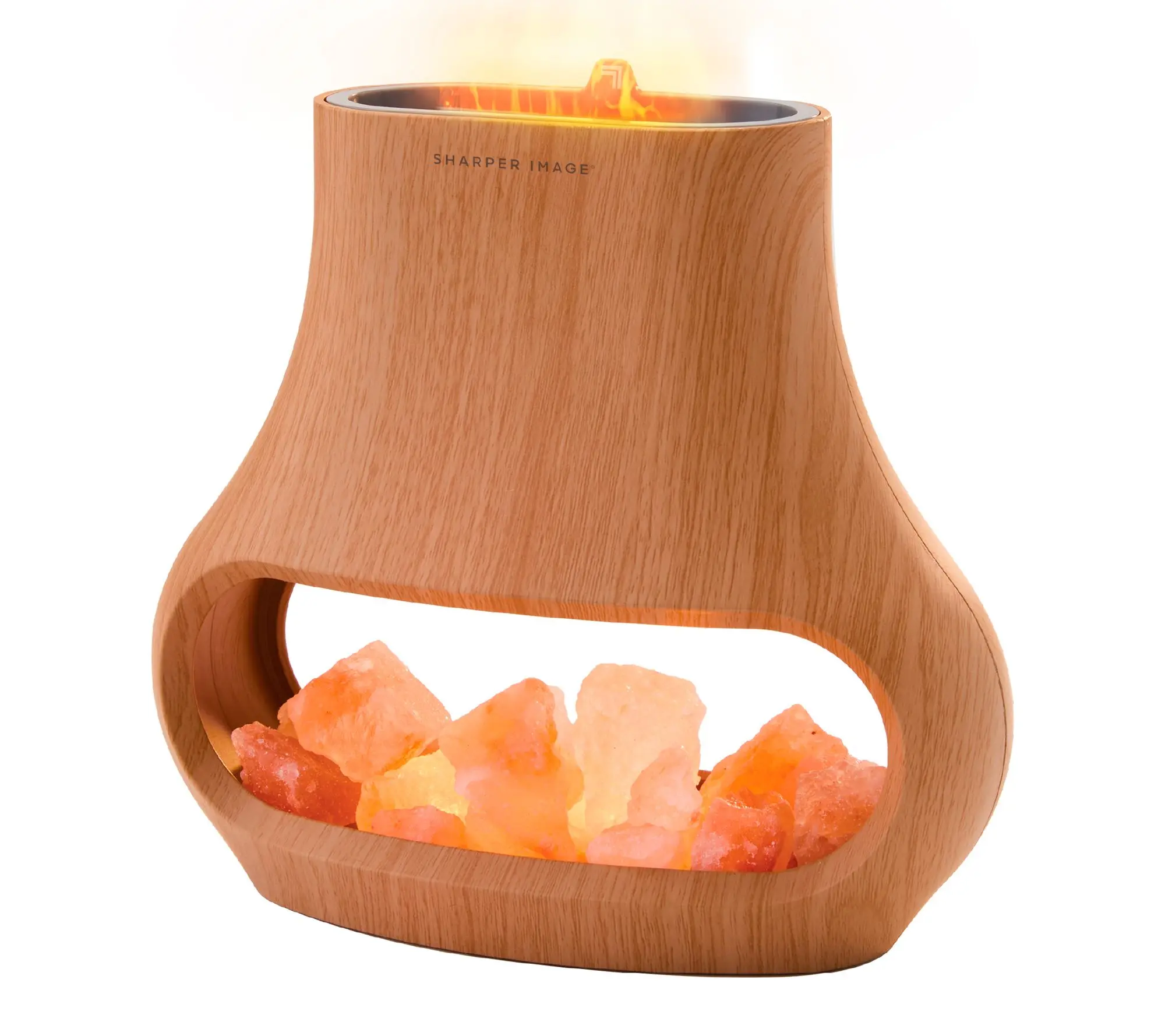 Sharper Image 2-in-1 Himalayan Salt Lamp and Diffuser Sharper Image 2-in-1 Himalayan Salt Lamp and Diffuser