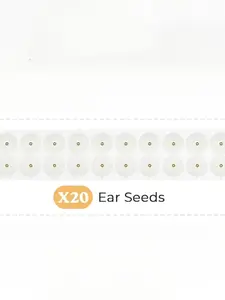 100pcs Ear Acupuncture Points Decorative Transparent Adhesive Patches, Non-Sensitive Skin-Friendly Design, Ideal for Pain Relief & Healing