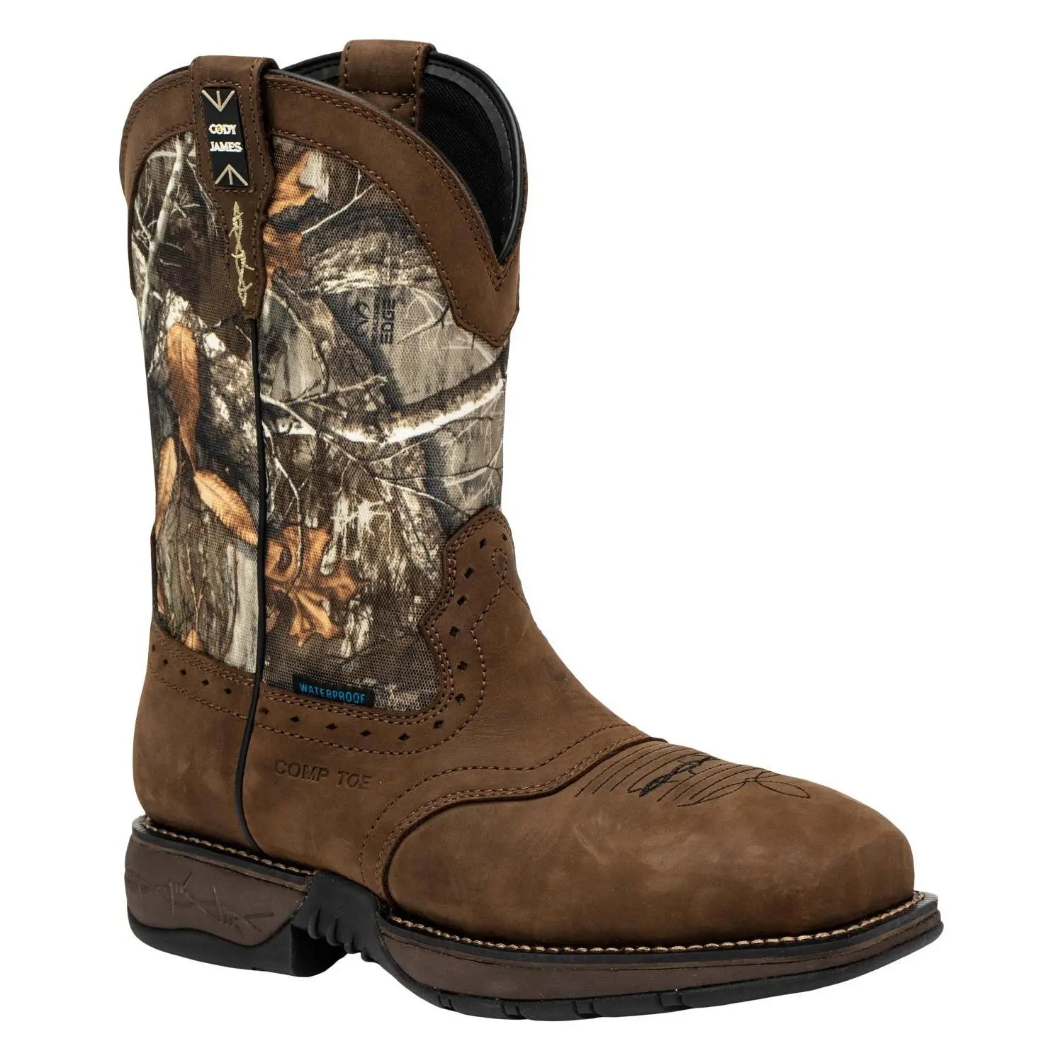 Cody James Men's Xero Gravity Lite Camo Western Work Boot Composite Toe - Mlbp-3-D