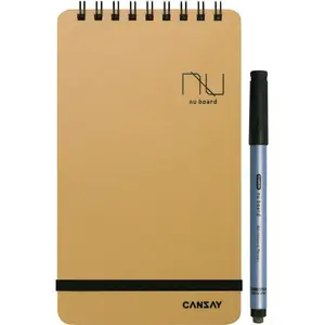 Nu Board Pocket Size ( 4.5 x 7.2 inch ) International Edition NGSHFM0Y08 Whiteboard Notebook - Dry Erase Notebook - Mini Size  Notebook