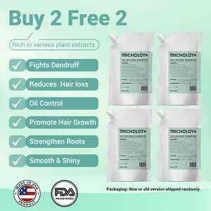 [Buy 2 Get 2 Free] Tricholoy+ Anti-Hair Fall & Less Shedding & Volumizing Shampoo | Biotin, Arginine & Oleanolic Acid | Strengthens Roots | Promotes Hair Growth | Oil Control & Scalp Nourishment | 300ML