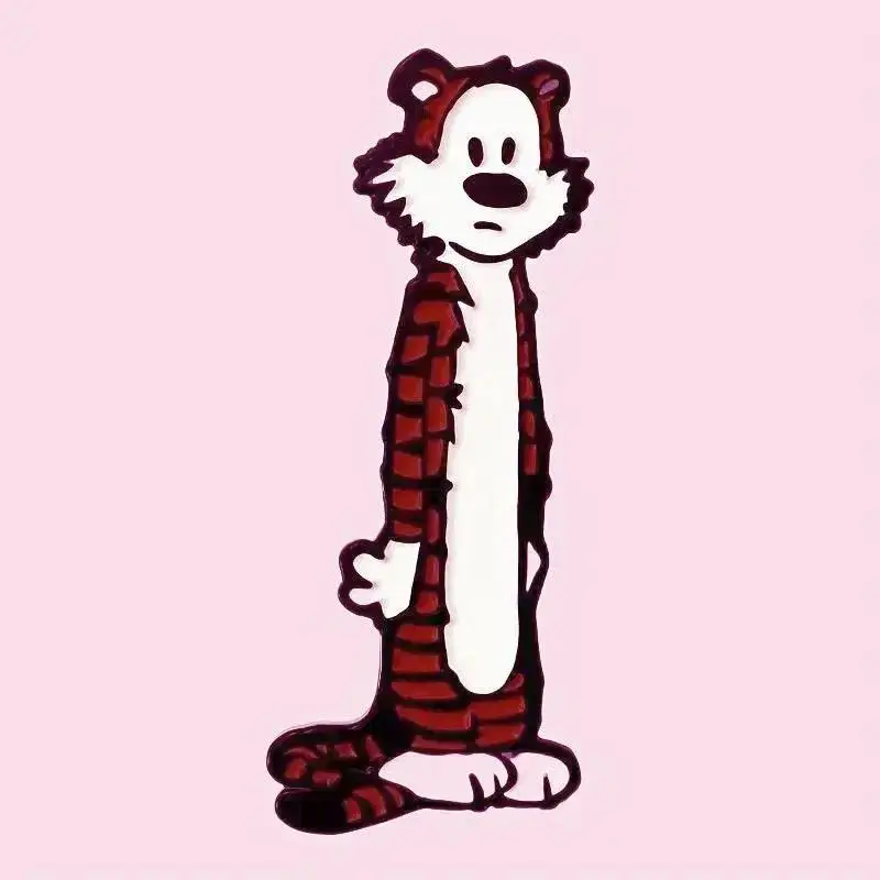 Cute Cartoon Tiger Design Pin Brooch, 1 Count Fashionable Alloy Badge, Creative Funny Gifts for Daily Vacation Holiday Party