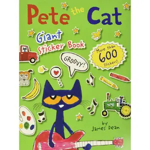 Pete the Cat Giant Sticker Book -- James Dean - Paperback