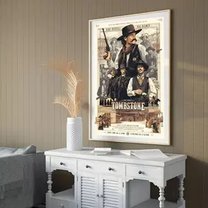 Tombstone Poster, Wall Art & Fine Art Print, Home Decor, Western Movie Poster