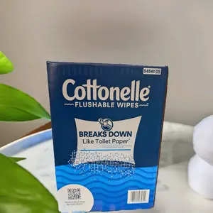 Cottonelle Flushable Wipes 504 ct. - Napkin Style, Breaks Down Like Toilet Paper, Model 54541 05 Bamboo Tree-Free