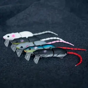 Rats! These 5pcs Rat Fishing Lures Swim So Lifelike, Predators Can't Resist. 80-85mm, Precision Weight, Sinks Fast – Bass, Snakehead Go Crazy.