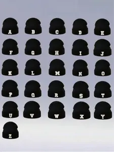 Men's Fashion Knitted Beanie Hat, Warm Elastic Winter Cap, Outdoor Sports Skiing Hat, Y2K Casual Hat, Perfect for Activities, Holidays, Valentine's Day