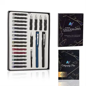 25Pcs All-In-One Calligraphy Pen Set Calligraphy Kit ✍️ Perfect for Beginners & Pros!