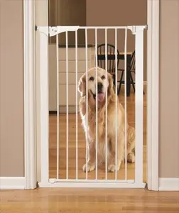 212 MAIN Tall Pressure Gate with Safety Guardrails, Sturdy Fence, Adjustable Fit, 1-Hand Open Function, 28.75x1.75x42 in Dimensions, for Household Use