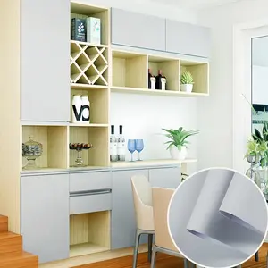 Solid Color Wallpaper, Self-adhesive Waterproof Wall Sticker, Decorative Wall Paper for Home Living Room Bedroom Kitchen