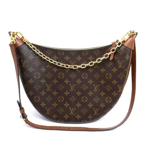 Pre-owned Louis Vuitton Canvas Shoulder Bags Loop Hobo Monogram 2way Shoulder Bag