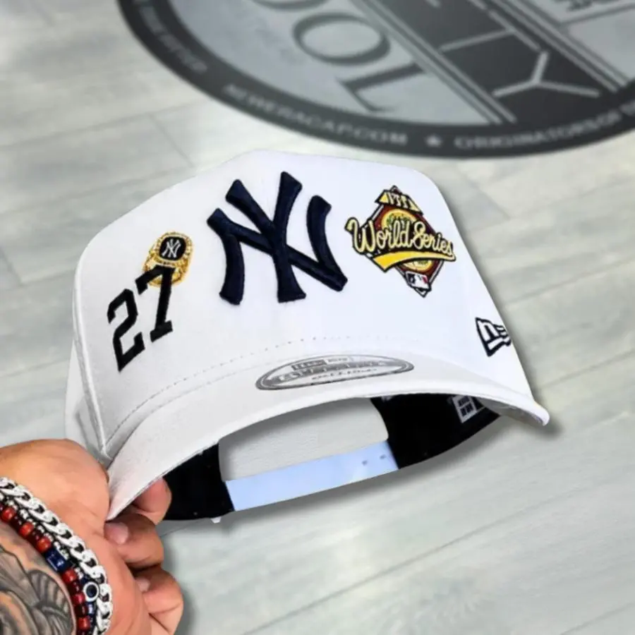 New Era MLB Baseball Hat Collection – Yankees, Dodgers & White Sox, A-frame Snapback Hat, Unisex Team Caps for Casual Outfits and Game Day, Adjustable Streetwear Hat, Bulldog Game, Hip Hop Streetwear, Flag Patch, Gorras Por Mayor, Adjustable Sport,