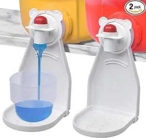 Laundry Detergent Cup Holder [2 Pack] Detergent Drip Catcher for Laundry Room Organizer. No More Mess or Leaks
