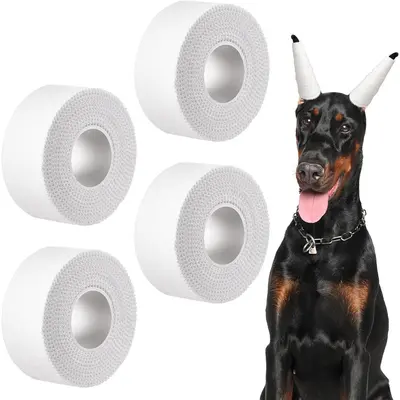 Ear Crop Posting Doberman Ears With Tampons Set Dog Ear Sticking