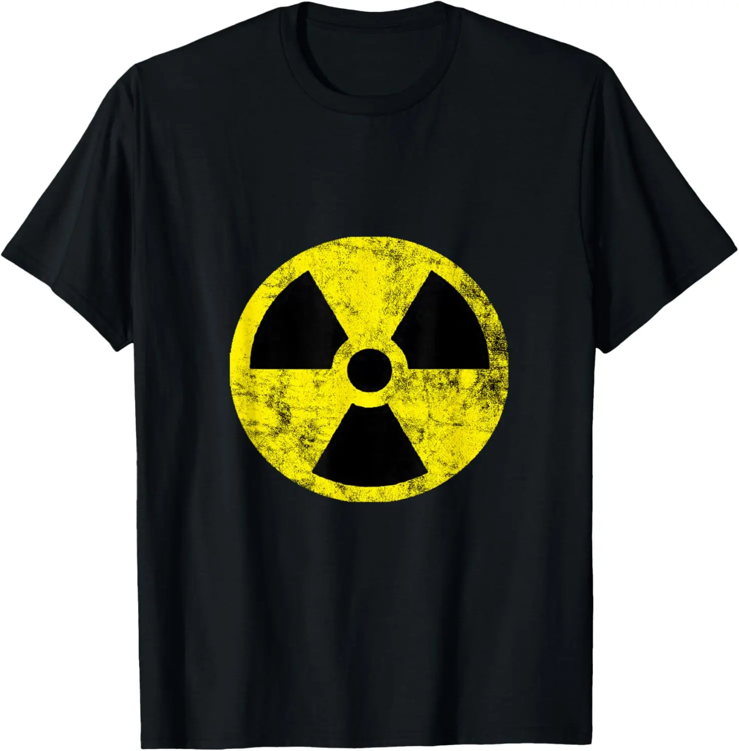 Cotton(pure) Nuclear Radiation Hazard Warning Fallout Symbol Sign Caution T-Shirt