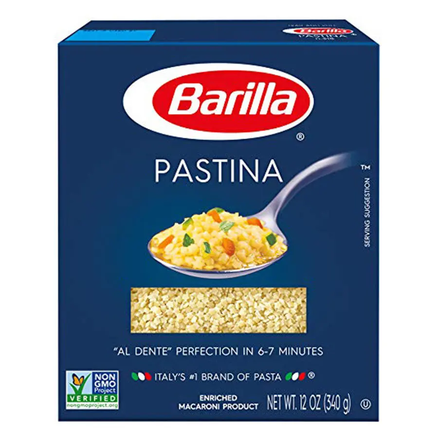 Barilla Pastina Pasta – 100% Semolina, 12 oz Box