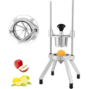 Lemon Cutter, Commercial Easy Wedger, 8 Wedger Fruit Slicer with Stainless Steel Blade and Anti-Slip Foot Base, Save Time and Simple Operation, Ideal for Bar Restaurant Parties Kitchen Buffet