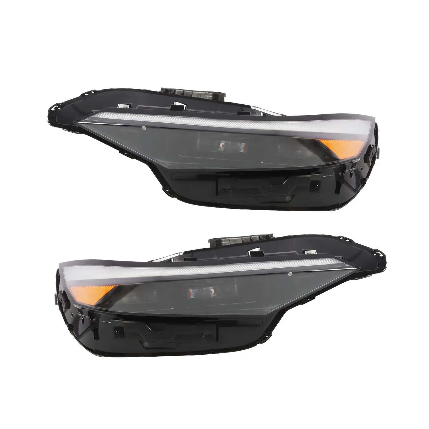 Nakkaa 1Pair 2Pcs Upgraded Kit LED Headlight Assembly Set - Left Driver Side, Right Passenger Side Replacement LED Light for 2024-2025 Hyundai Elantra