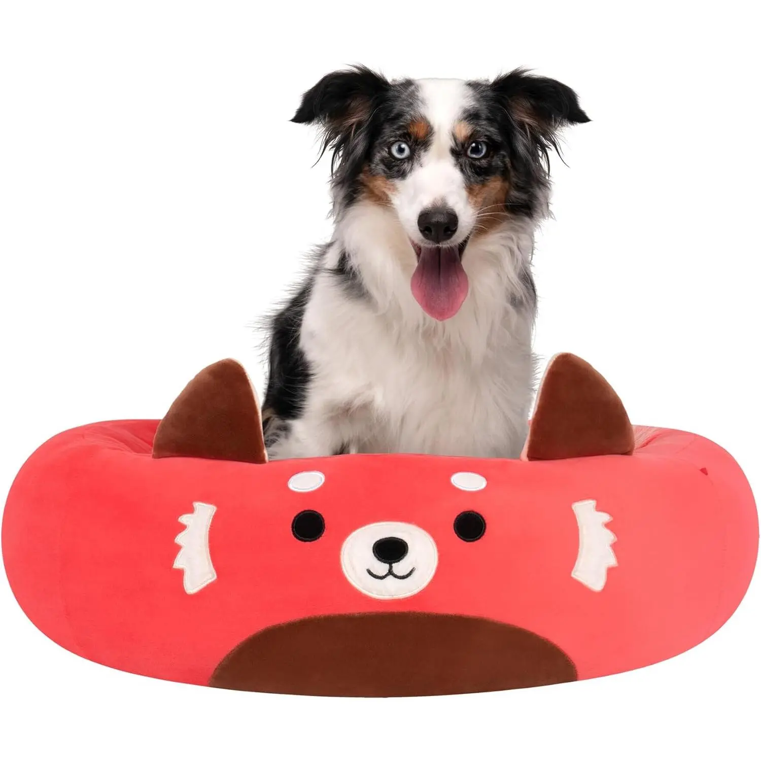 Squishmallows Original 24-Inch Cici The Red Panda Pet Bed - Medium-Sized Ultrasoft Official Plush Pet Bed for Dogs and Cats