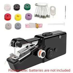 Handheld Mini Sewing Machine, Portable Cordless Sewing Device, Essential for Home Repairs and Crafts, Battery Not Included