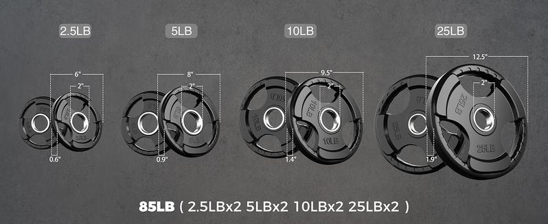 RITFIT 4ft Olympic Barbell for Squat, Deadlift, Curl, and Bench Press - 350lbs/500lbs Capacity fitness exercise olympic weight fit woman