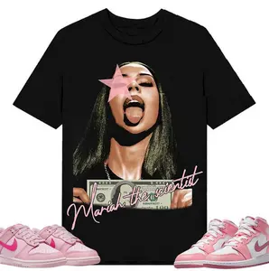 Stylish Mariah Science Star Pink Tee Sneaker Match for a Bold Street Look