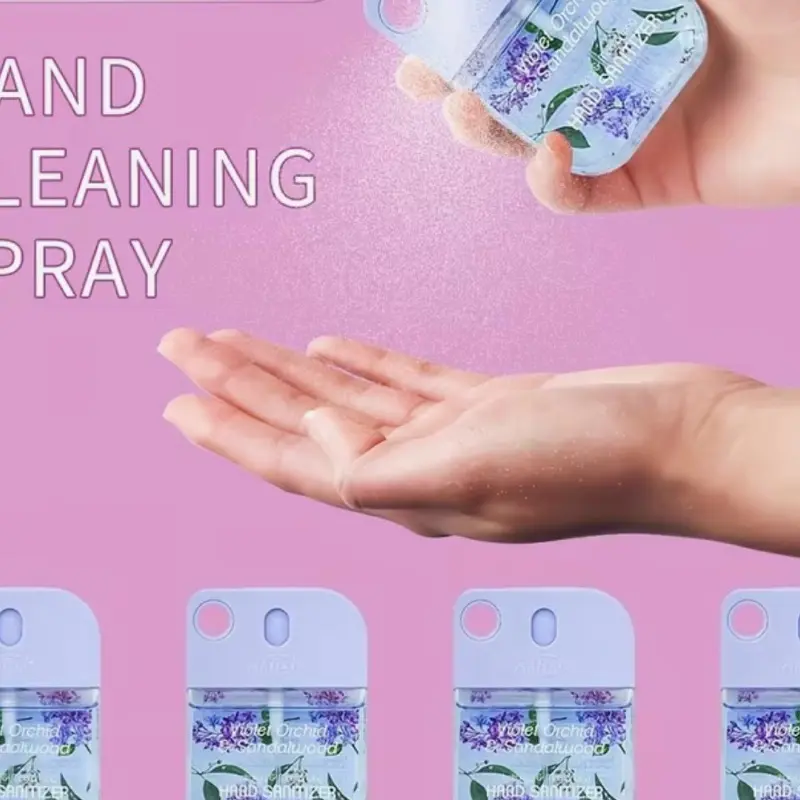 1.5 OZ Wish Hand Sanitizer - 7 Scents, No-Rinse, Portable, Highly Effective Germ-Killing, Excellent Cleaning, Quick-Drying, Must-Have For Outings.
