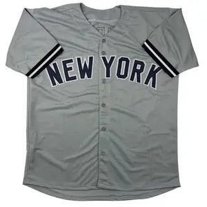 Autographed Aaron Judge #99 New York Baseball Jersey, Classic Throwback Design, Perfect Gift for Baseball Fans