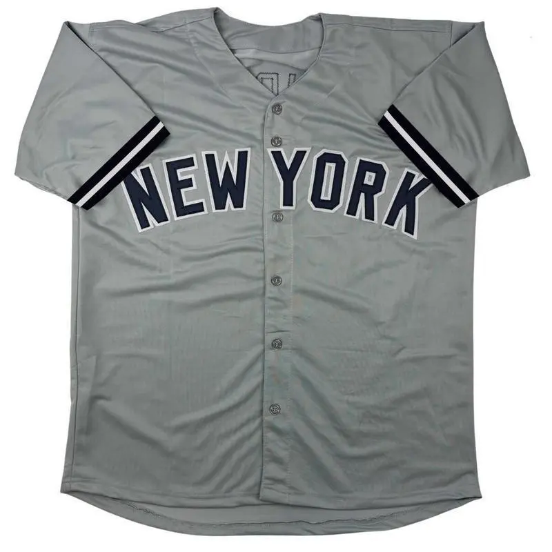 Autographed Aaron Judge #99 New York Baseball Jersey, Classic Throwback Design, Perfect Gift for Baseball Fans