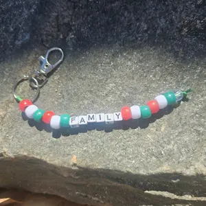 Keychain- Family (Christmas themed)