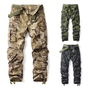 Men's Casual Cargo Pants, Camo Pants Combat Work Pants With 8 Pockets Outdoor Work, leisure, logging, outdoor activities