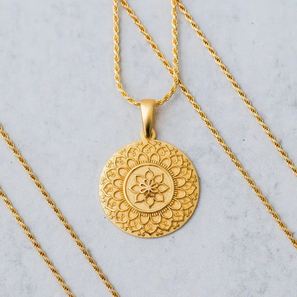 I Am Strong And Powerful - Mandala Necklace