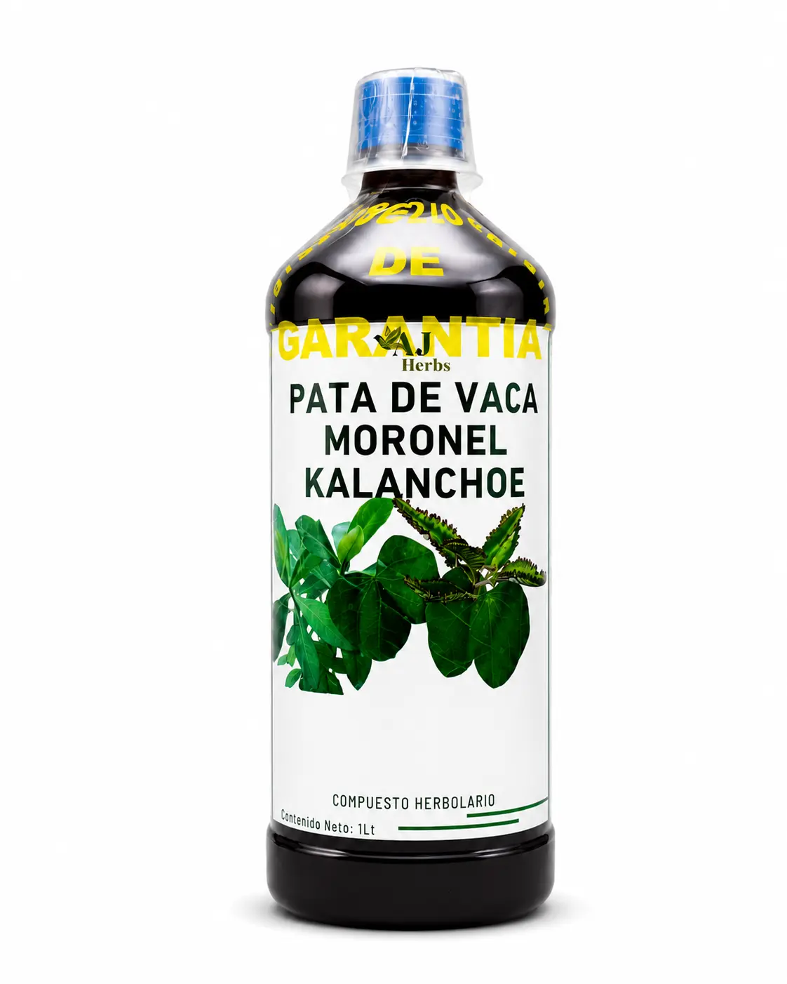 Pata de Vaca, Moronel, Kalanchoe - Juice Tonic- Pata de Vaca, Moronel, Kalanchoe compuesto herbolario 1 litro (33.3Fl Oz)