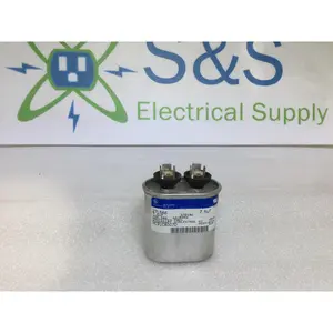 GE General Electric 27L566 7.5uf 6+/-6% 370Vac 50/60hz Oval Capacitor