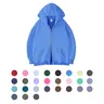 FAIABLE Men´s Hoodies Unisex Oversized Zip-Up Hoodie for Women Plain Acid Wash Long Sleeve Pullover Basic Minimalist Tops Heavyweight Fleeced Cotton Zipper Hoodie Vintage Casual Menswear Sweatshirts
