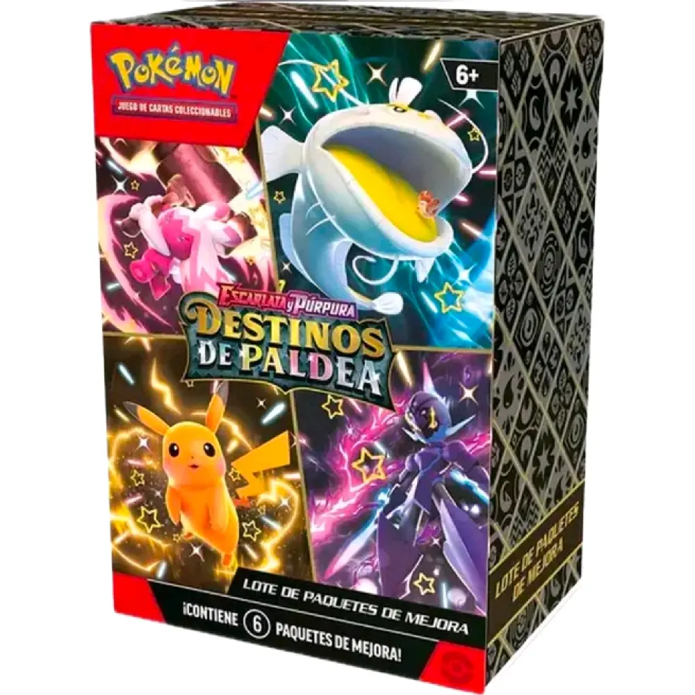 Pokémon Paldean Fates Booster Bundle - 6 Packs, Live Ripped Cards, Collectible Designs, Enhances Trading Card Game Experience