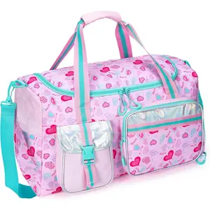 Duffle Bag Girls Women Travel Bag Gifts Overnight Bag for Girls Women Tote Bag Sleepover Bag for Girls Gym Dance Bag with Shoes Compartment