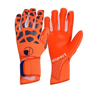 Goalkeeper gloves are breathable and wear-resistant, professional protective gear for competition, no finger guard goalie save soccer