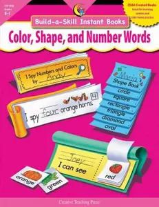 USED-Color, Shape and Number Words (Build-a-skill Instant Books) by Kim Cernek (Paperback)