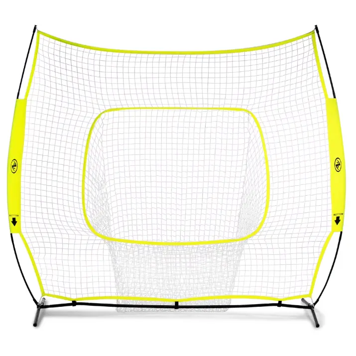 Athletic Works 7 ft. x 7 ft. Hit and Pitch Training Net for Baseball and Softball