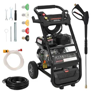 【GARVEE】3600 Psi Gas Pressure Washer, Pressure Washer 2.6 Max Gpm, High Pressure Washer with 4 Quick Connect Nozzles, for Cars/Fences/Driveways/Homes/Patios/Furniture
