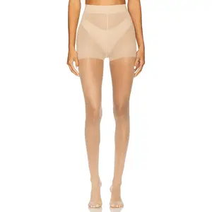 Stems Stretch Control Sheer Tights in Flawless Beige
