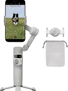 DJI Osmo Mobile 7 Gimbal Stabilizer for iPhone, Android, Built-in Tripod, Portable Stabilizer for iPhone, Selfie Stick, 3-Axis Phone Gimbal, ActiveTrack 7.0, One-Tap Edit, 10hrs Use, Phone Charging