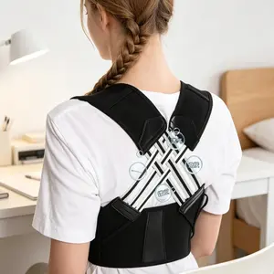 Adjustable Back Posture Corrector for Women | X-Shape Cross Support, Upper Back Brace for Neck & Shoulder Pain Relief
