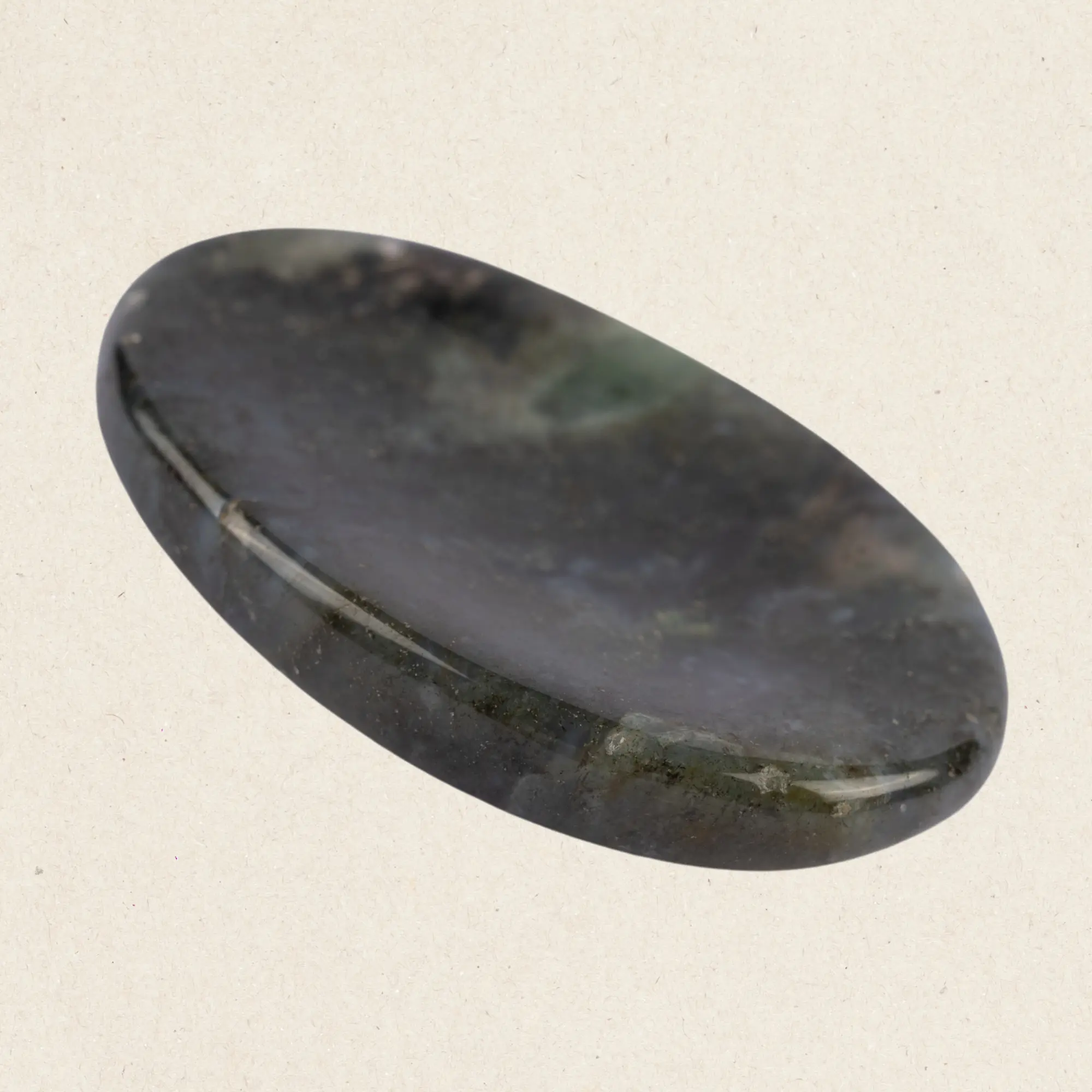 Labradorite Worry Stone for Anxiety Relief, Healing Crystals & Natural Energy Healing Thumb Stone, Perfect Meditation & Spiritual Gift