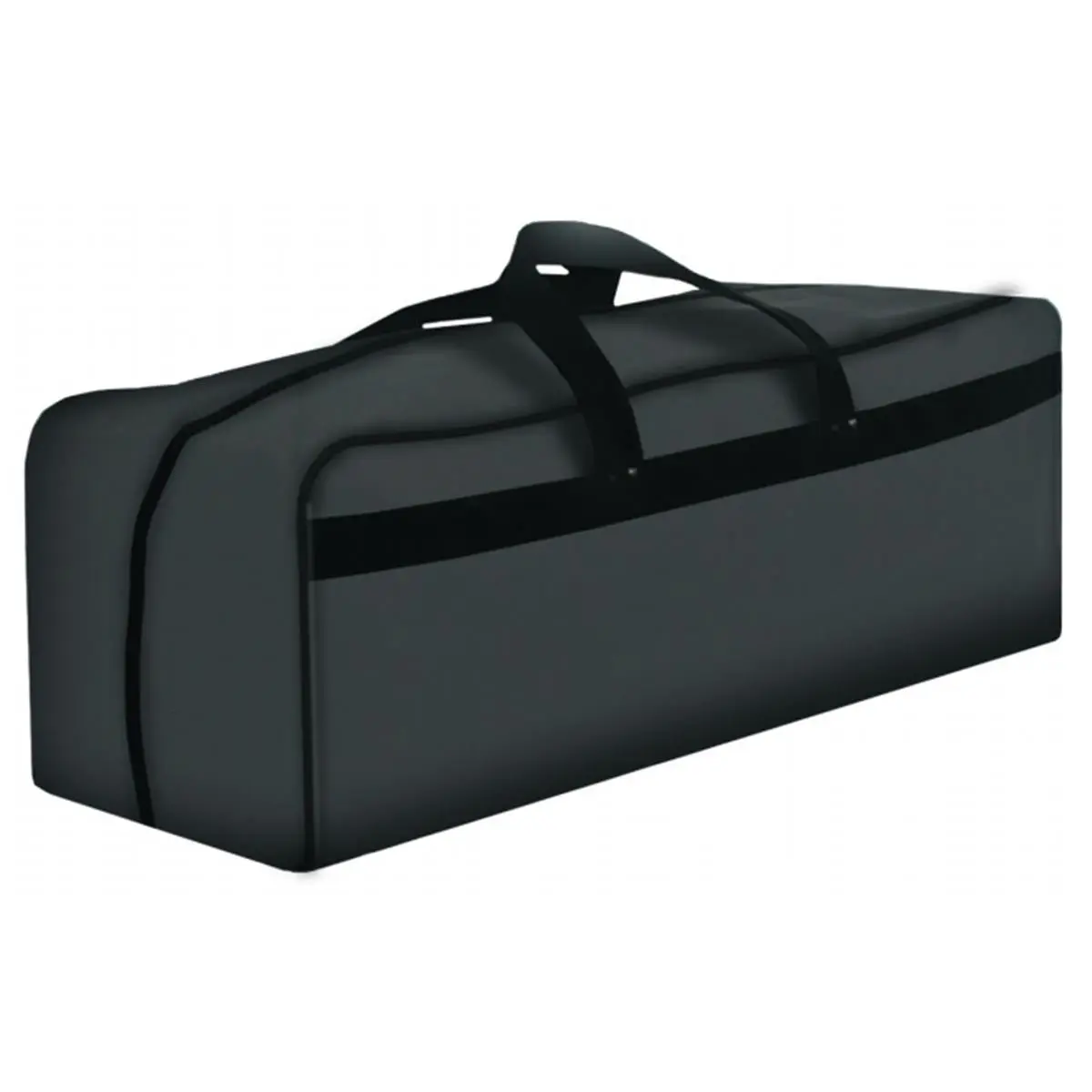 PRESTO Nylon Duffel Bag by Testrite Visual Products - Black Durable Travel Accessory, Portable with Assist Handles, Compact Storage for Up to 5x3 Office Presentation Supplies, 33"x18"x13"
