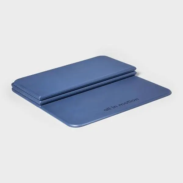 Foldable Stacked Yoga Mat Navy Blue(0.5mm) - All In Motion