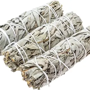 White Sage Bundle - 3 Pack of Sage Smudge Sticks for Home Cleansing, Meditation, and Healing Set Tool Aroma Blend Scented Aromatherapy Scent Diffuser