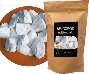 HOT!!! Belgorod Edible Chalk – Chalk Chunks for Eating, Pica Cravings, and ASMR – Hand-Picked, Pure, and Additive-Free – 4oz (115g)